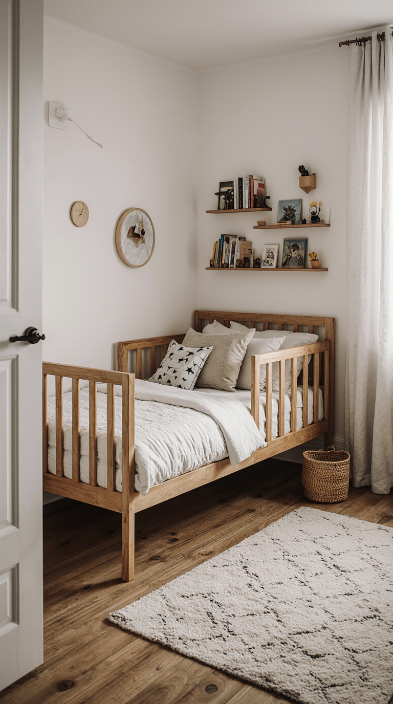 Montessori Bed: 7 Benefits, Types and Safety Guide for Parents 4 childproofed montessori bed room setup for toddlers